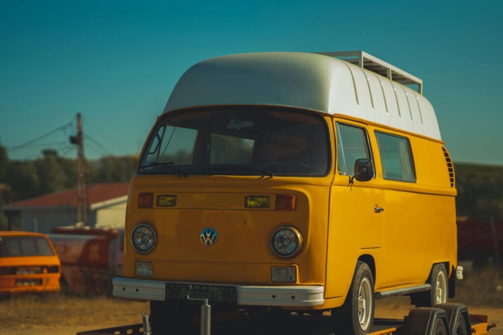 Motorhome dealer warranty documentation and service history folder on desk