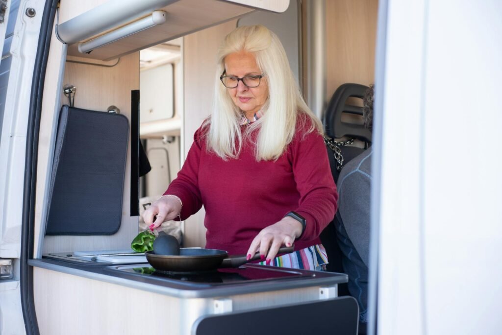 Close-up view of ALKO chassis frame system connected to Fiat cab chassis on motorhome