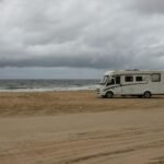 What Size Motorhome Do I Actually Need? Motorhome parked in narrow residential driveway demonstrating tight storage constraints